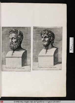 rechts: Satyr-Herme.
