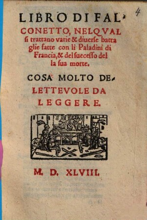 Libro di Falconetto