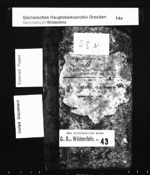 Gerichtshandelsbuch von Friedrichsgrün (bei Zwickau), Bd. 2