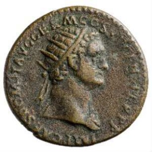 Münze, Dupondius, 86 n. Chr.