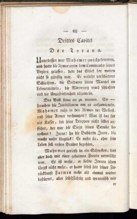 Drittes Capitel Der Tyrann.