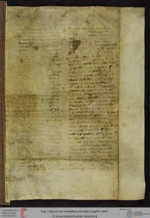 Fragment: Theologischer Text (alte Einbanddecke)