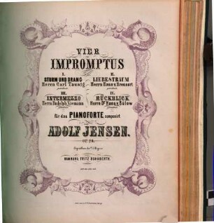 Vier Impromptus : für d. Pianoforte ; op. 20. 3. Intermezzo. - 13 S.