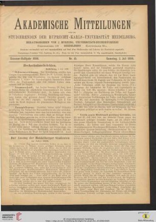 Nr. 10 (2. Juli 1898)