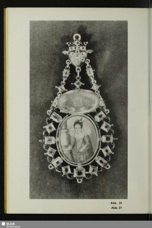 Abb. 39, Monogrammanhänger MS, Rückseite, mit Bildnis der Kurfürstin Magdalena Sybilla