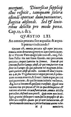 Qvæstio LXI. - Qvæstio LXX.