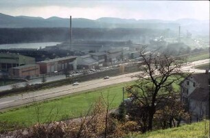Rheinfelden: Aluminiumwerk, von oben