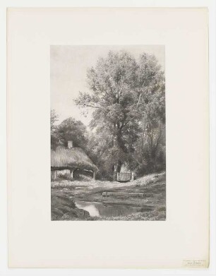 Souvenir du Dauphiné, Blatt 31 der Folge "Le paysage au fusain"