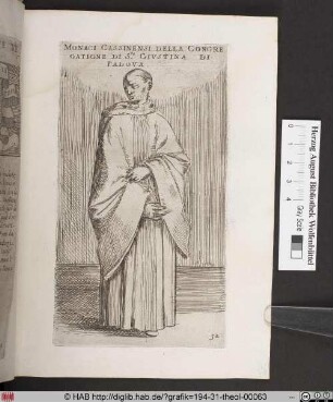 MONACI CASSINENSI DELLA CONGRE GATIONE DI STA. GIVSTINA DI PADOVA.