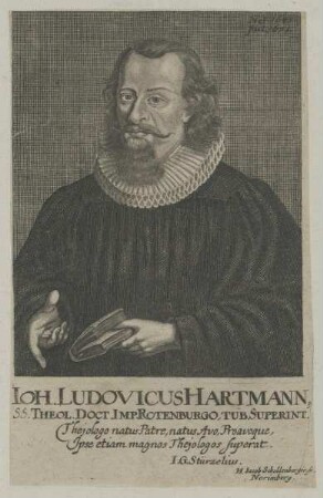 Bildnis des Ioh. Ludovicus Hartmannus