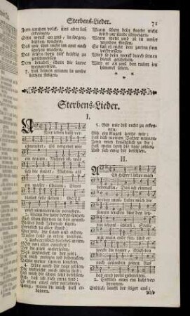 71-74, Sterbens-Lieder