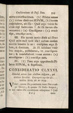 393-403, Consideratio CLXXVI - CLXXXI