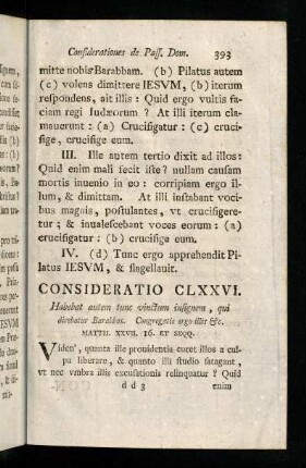 393-403, Consideratio CLXXVI - CLXXXI