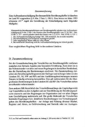 193-194, D. Zusammenfassung