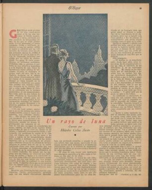 Un rayo de luna : Cuento