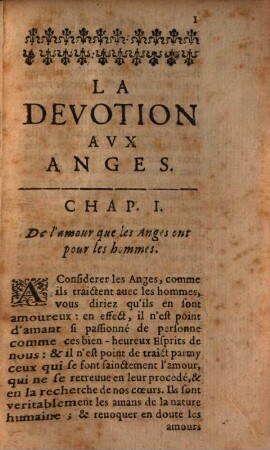 La devotion aux anges
