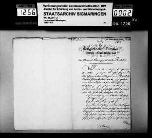 Bernloch: Gemeindeetats