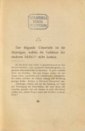 Die Grundlage der indischen Mystik : bestehend in Auszügen aus dem Buch der goldenen Lehren