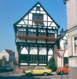 Gelnhausen. Ältestes hessisches Fachwerkhaus