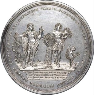 Kurfürst Friedrich August I. - 50.Gebutstag und Geburt seines 1. Enkels Friedrich August Franz Xaver