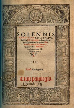 Solennis Repetitio. §. Divi.1. Filivs familias. ff. de Lega. primo : in qua materia prohibitionis alienatio[n]is late diffuseq[ue] tractatur