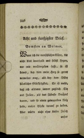 Acht und fünfzigster Brief. - Sechzigster und letzter Brief.