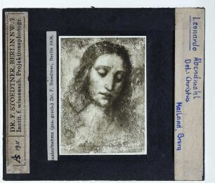 da Vinci, Antlitz Jesu Christi