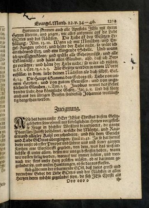1209-1216, Zueignung