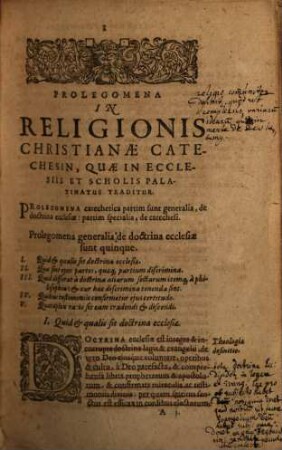 Corpus doctrinae Orthodoxae Sive Catecheticarum Explicationum D. Zachariae Ursini Opus absolutum