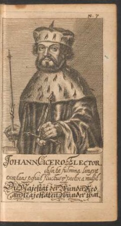 N. 7. Johann Cicero Elector.