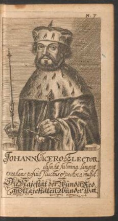 N. 7. Johann Cicero Elector.