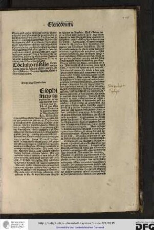[D]e sophisticis autem elenchis et de his que videntur elenchi et non sunt etc.