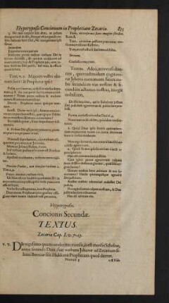Concionis Secundae.
