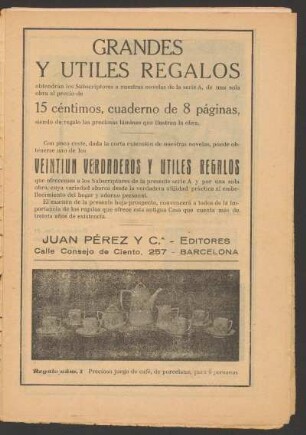 Grandes y útiles regalos - [Publicidad por suscripciones]