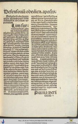 Defensorium obedientie apostolice