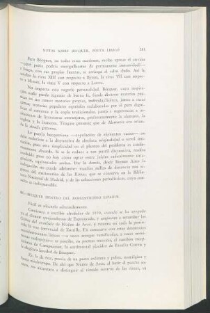 III. - Becquer dentro del romanticismo español
