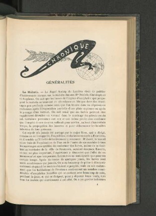 Généralités.