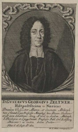 Bildnis des Gustav Georg Zeltner