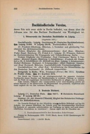 Buchhändlerische Vereine