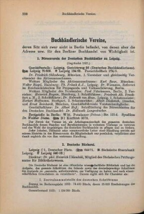 Buchhändlerische Vereine