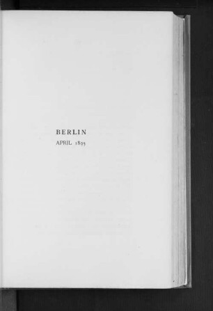 Berlin April 1895