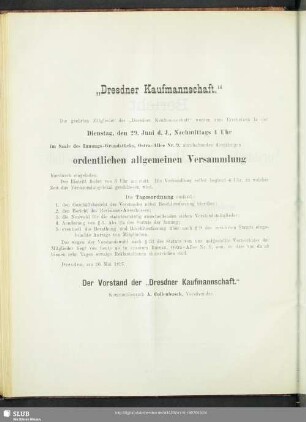 „Dresdner Kaufmannschaft“
