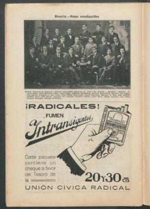 Rosario.- Notas estudiantiles
