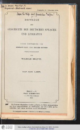 Zur deutschen Etymologie