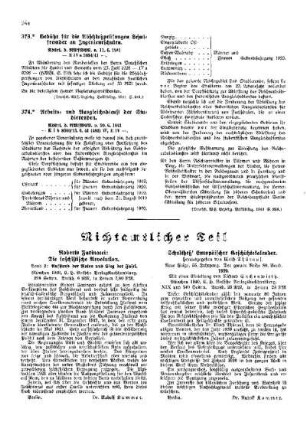 [Nichtamtlicher Teil]