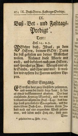274-280, Erster Eingang; Zweyter Eingang