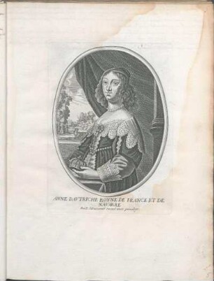Anne Davtriche Royne De France Et De Navarre