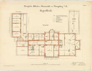 Augenklinik der Albertus-Universität Königsberg: Blatt 5, Dachgeschoß