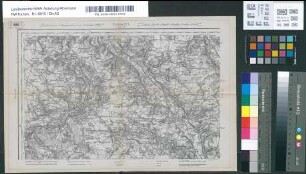 Karte von Frankreich 1:80.000. Gruppe II: Evreux 47 A. [Kartographische Abtheilung der Königl. Preuss. Landes-Aufnahme]
