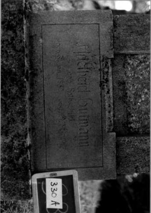 Grabstein 330 [Nir S. 198 Nr. 18.02]: Grabstein 330A [Nir S. 198 Nr. 18.02]